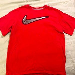 Red Nike tee shirt